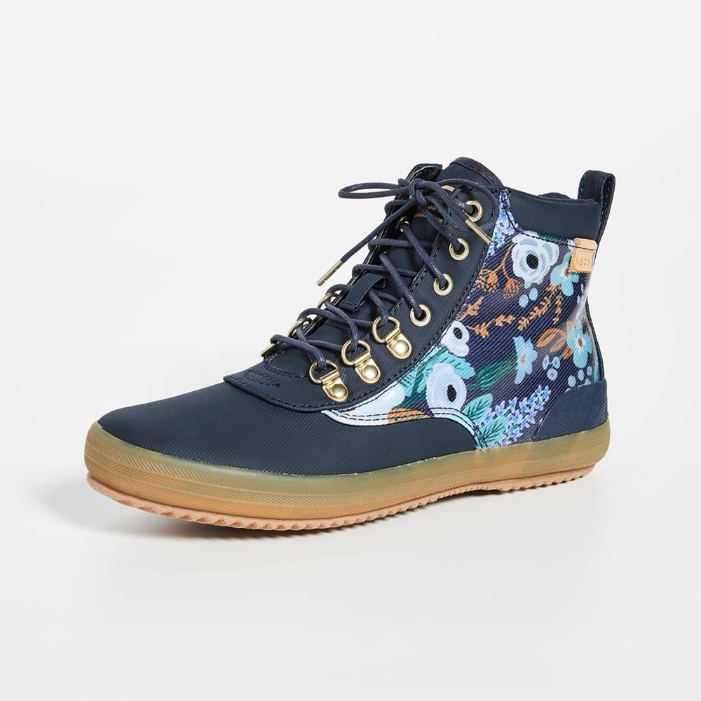 Keds x Rifle Paper Co. water resistant scout boot garden party